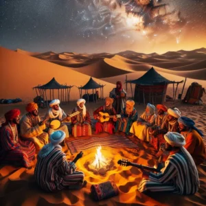 Chants traditionnels du désert marocain