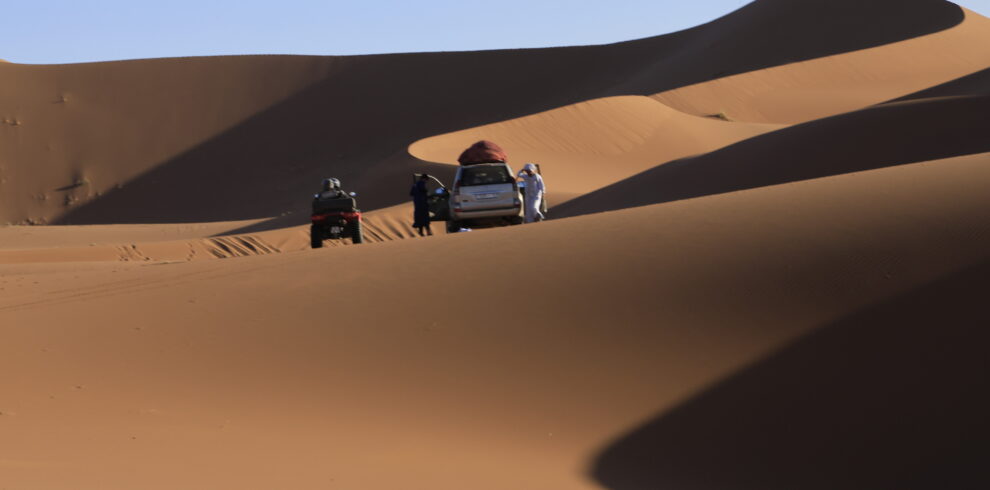 Excursion en 4x4 et quad dans les dunes de l'Erg Chegaga